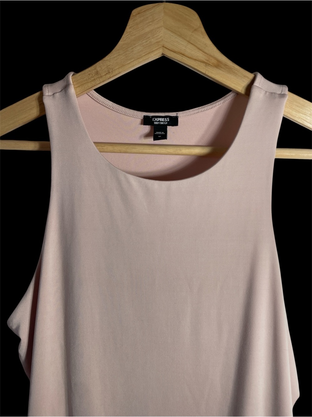 Express Pale Pink Women's Sleeveless Shell Top